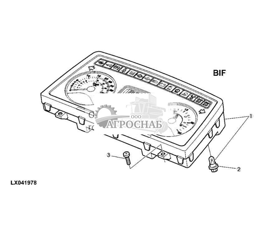 Блок приборов 